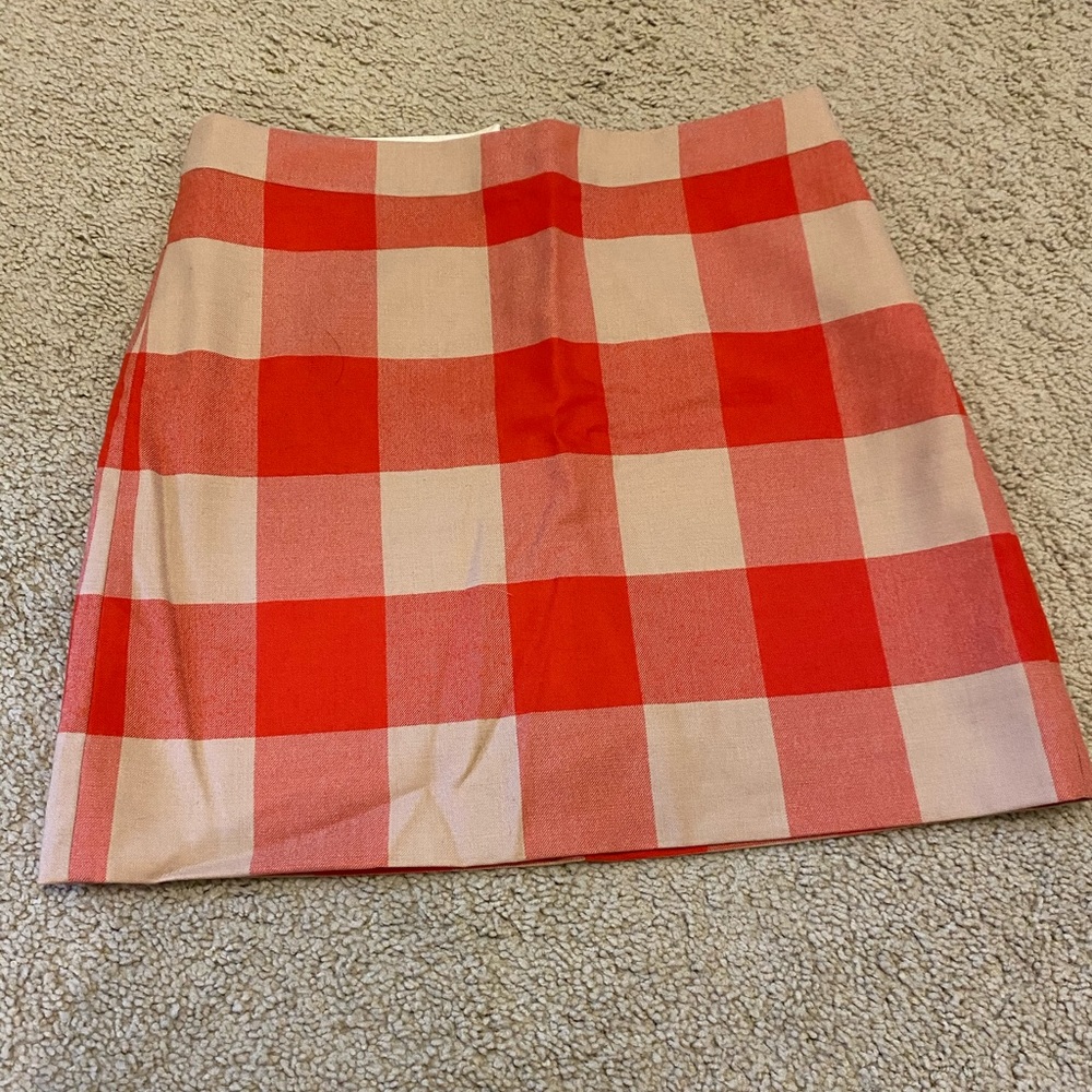 J. Crew Factory Buffalo Check Skirt